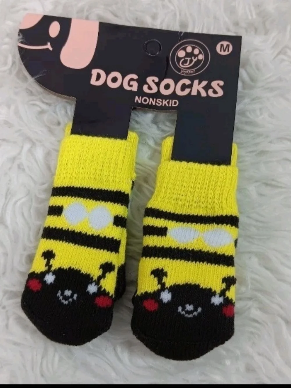 NWT Joyspet Colorful Non-Skid Cute Assorted Dog Socks - Medium